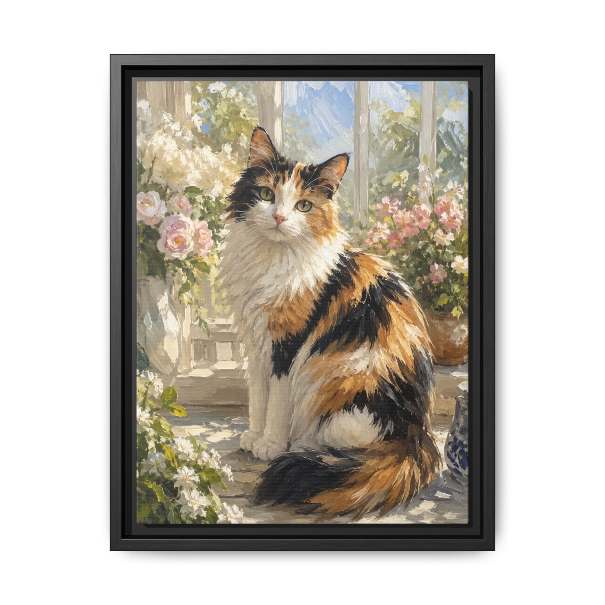 Garden Hour pet portrait style