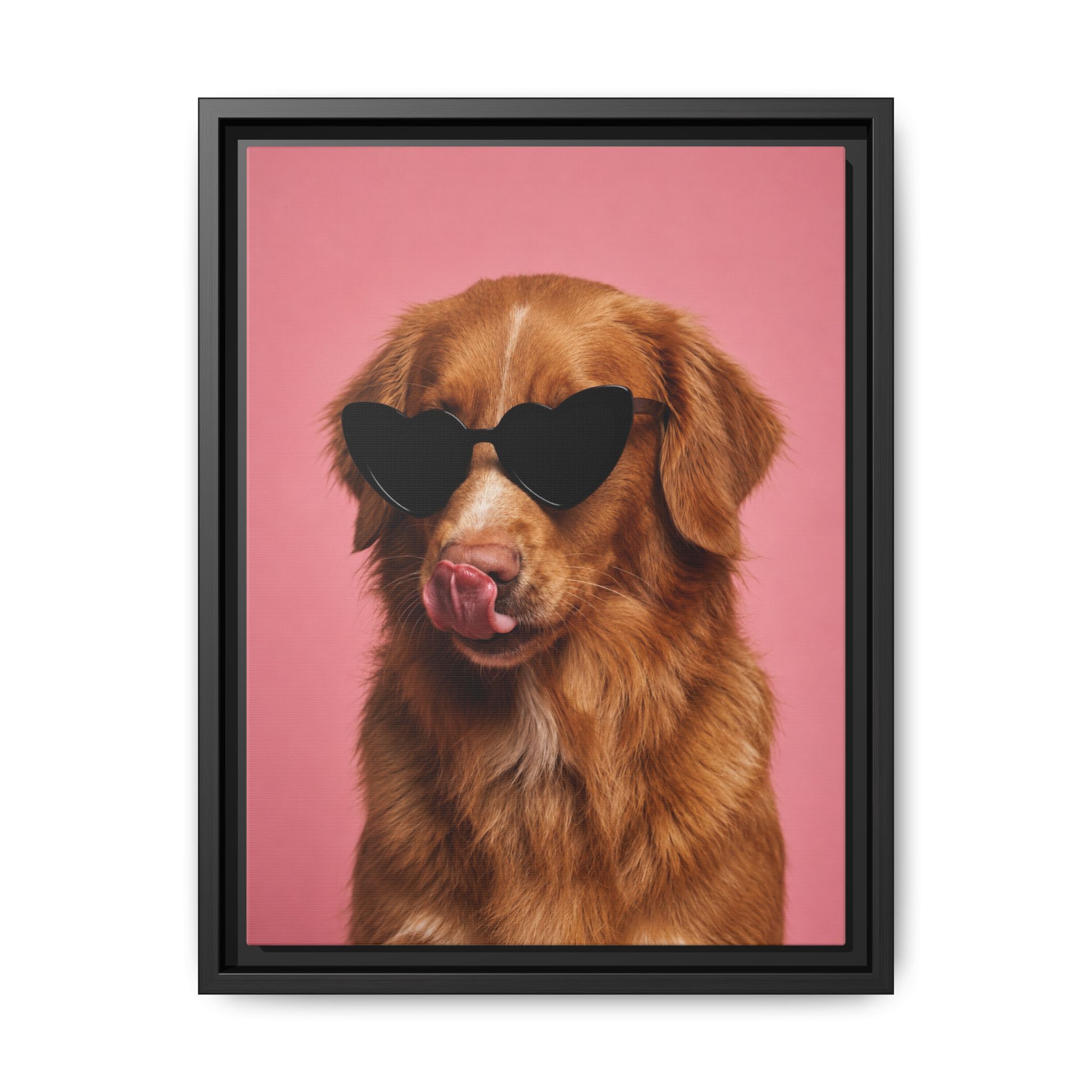 Pink Studio Pet Portrait pet portrait style