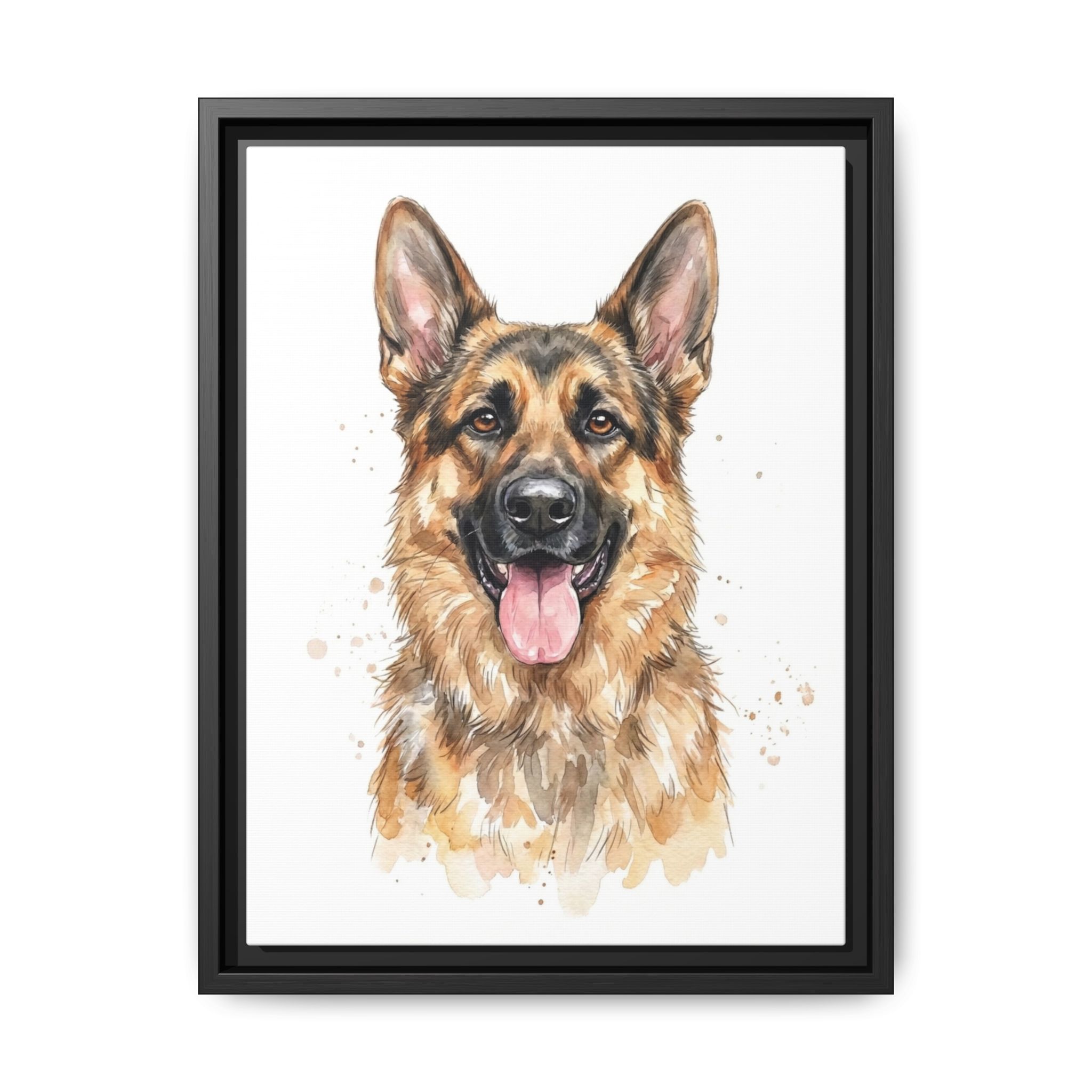 Splash pet portrait style