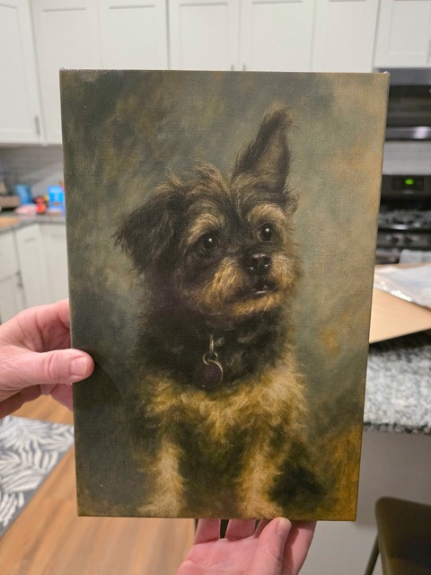 Nancy's Canvas Portrait
